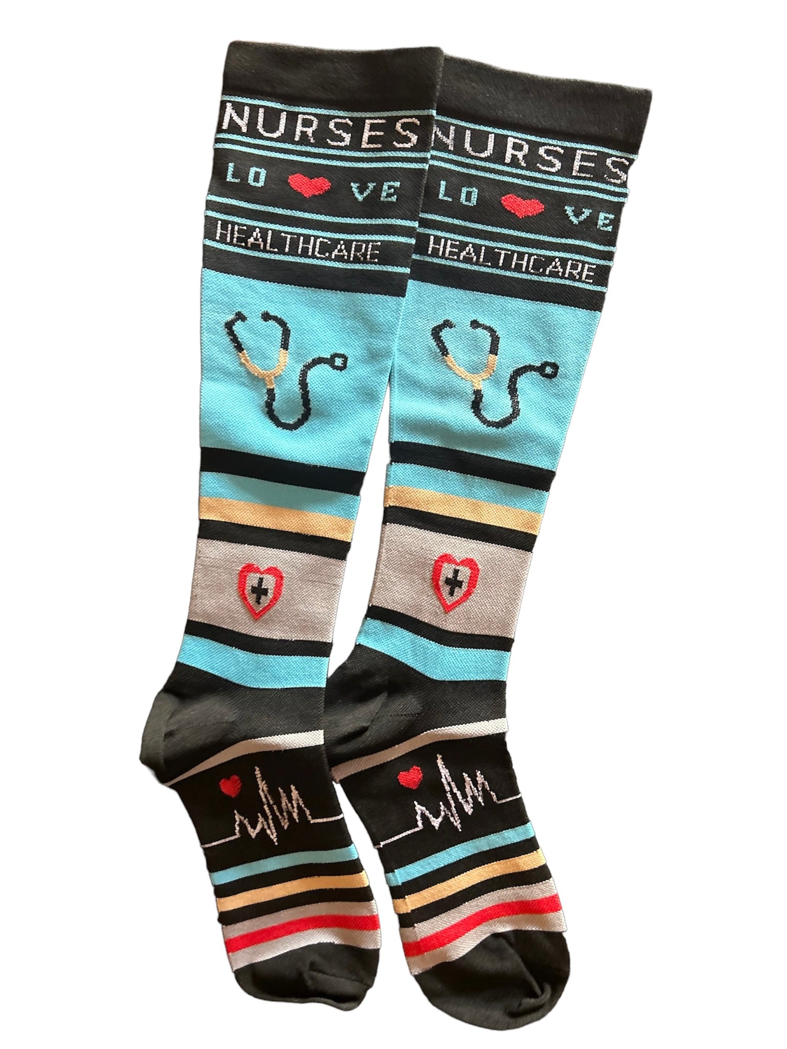 NURSES LOVE HEALTHCARE COMPRESSION SOCKS