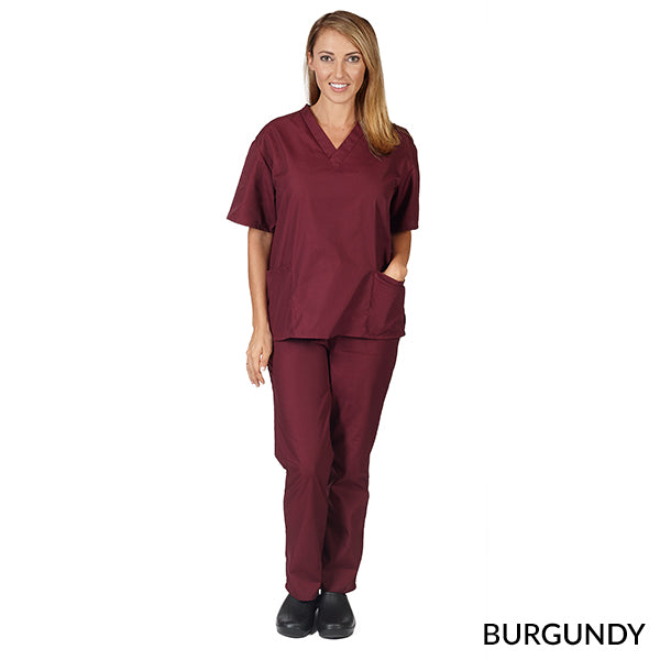 BURGUNDY NATURAL UNISEX SET